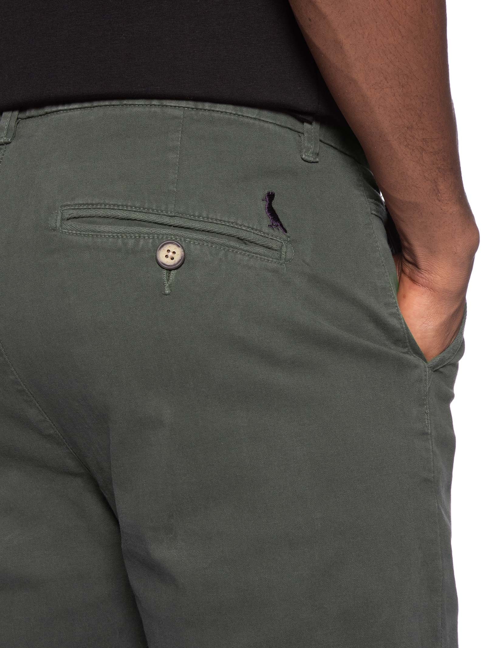 Calça Reta Casual Masculina Cinza Reserva