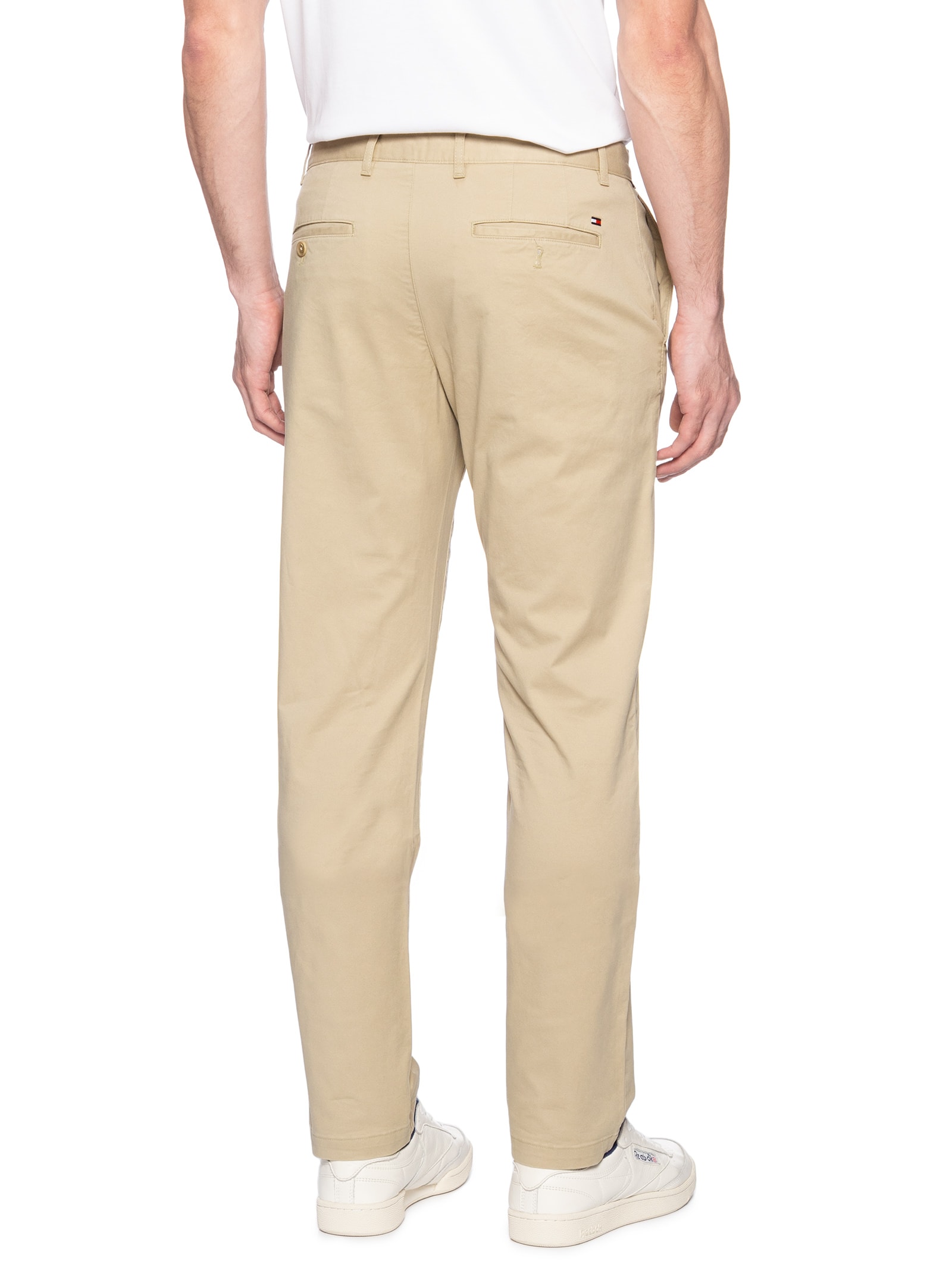 Calça Reta Essential Core Denton Bege Tommy Hilfiger