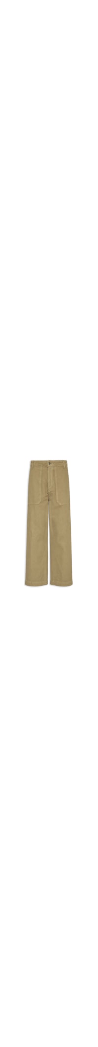 Calça Reta Masculina Cotton Stonewash Over - Marrom