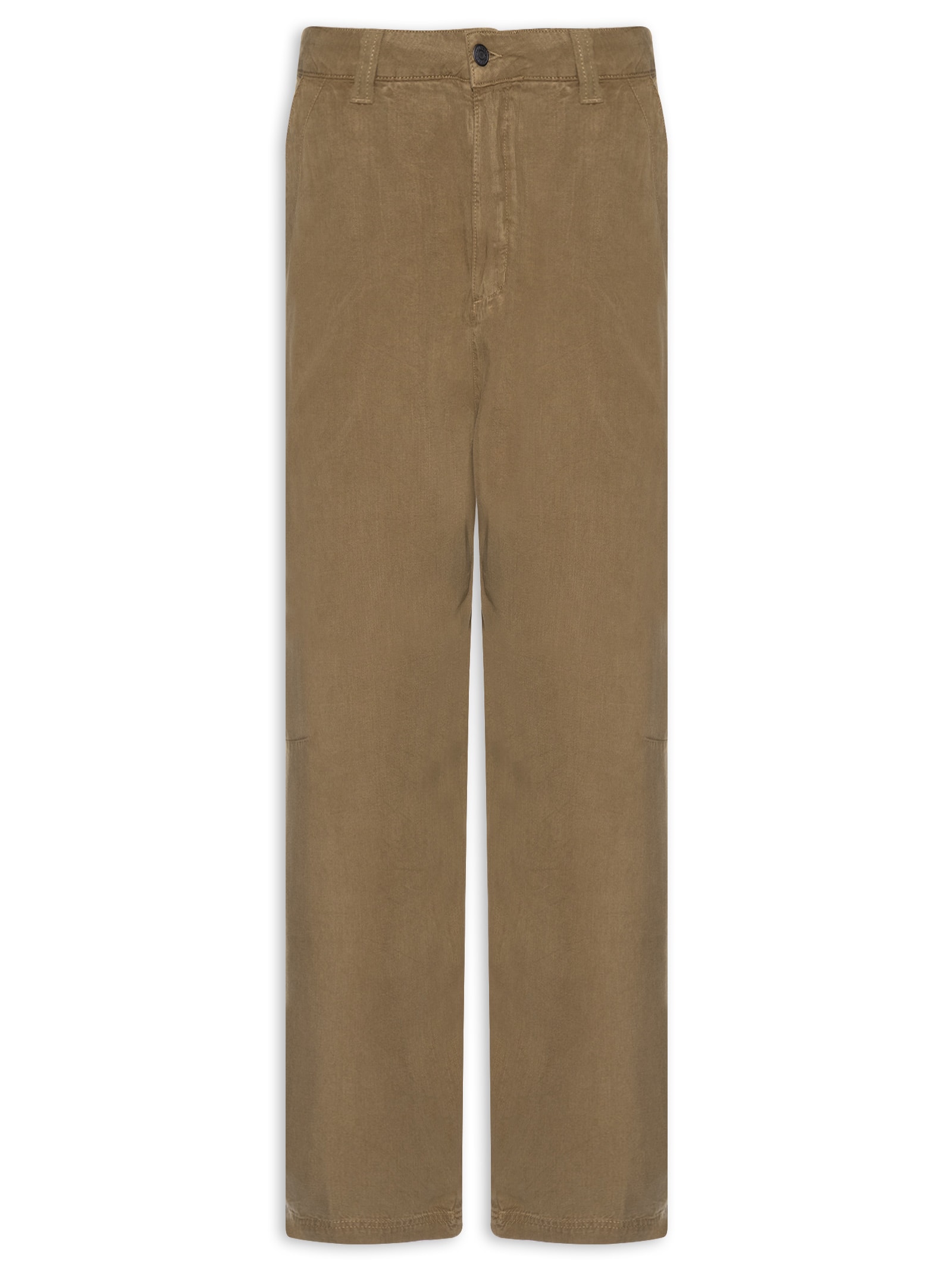 Calça Reta Masculina Over Used Utility Marrom Osklen