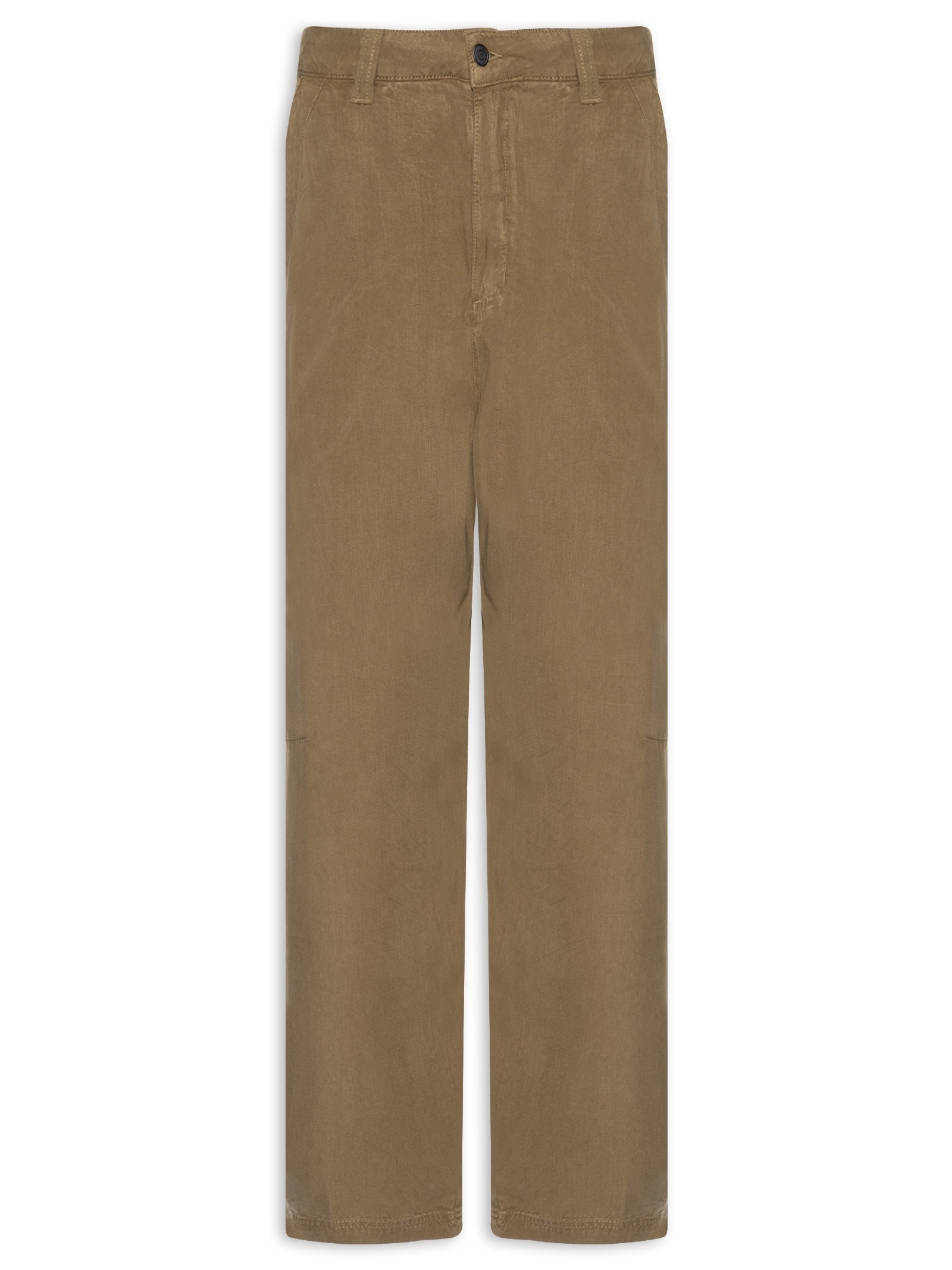 Calça Reta Masculina Over Used Utility Marrom Osklen