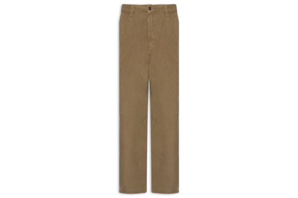 Calça Reta Masculina Over Used Utility - Marrom