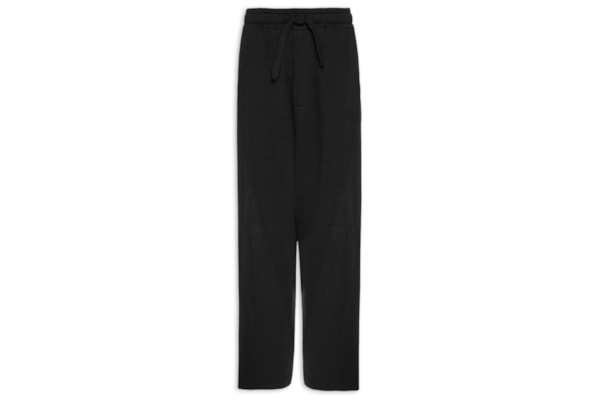 Calça Reta Masculina Over Wrinkle Bold - Preto