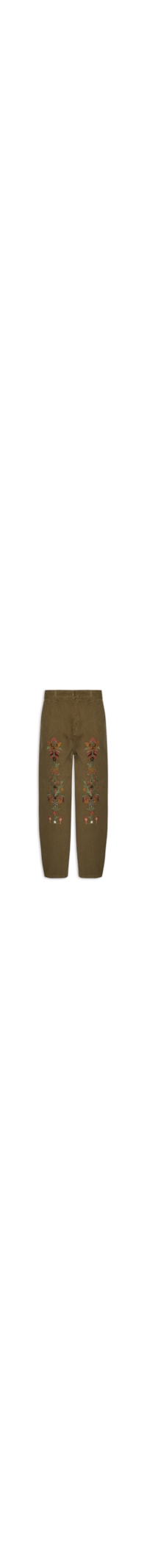 Calça Reta Masculina Tokyo Bordado Insetcs Cotton – Marrom