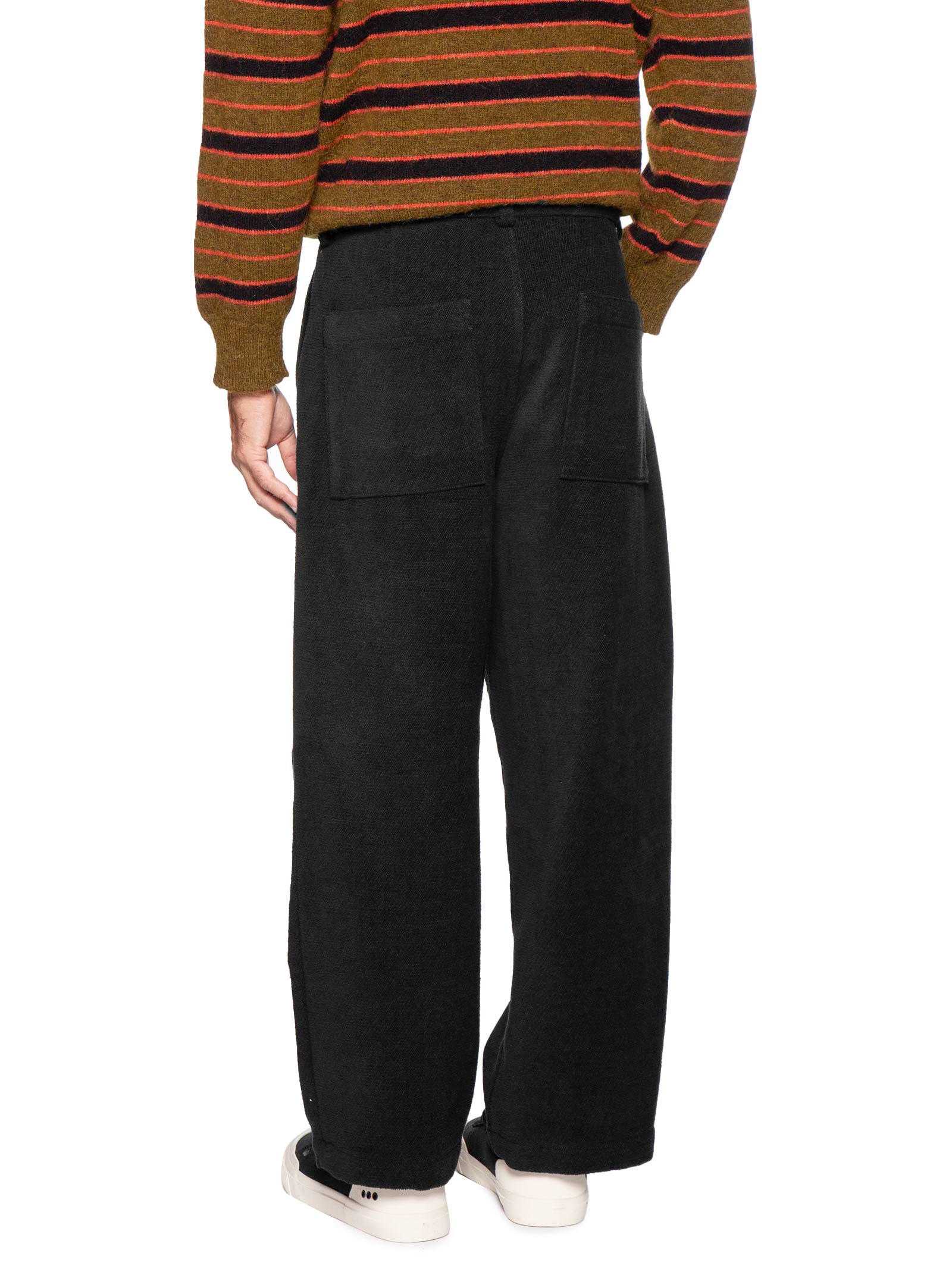 Calça Reta Masculina Tweed Cotton Texture – Preto Osklen