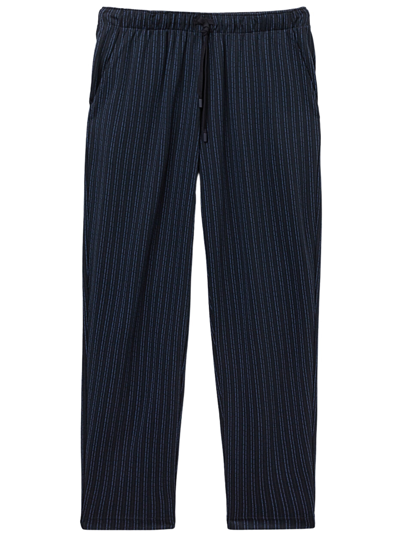 Calça Risca De Giz Em Algodão Azul Intimissimi