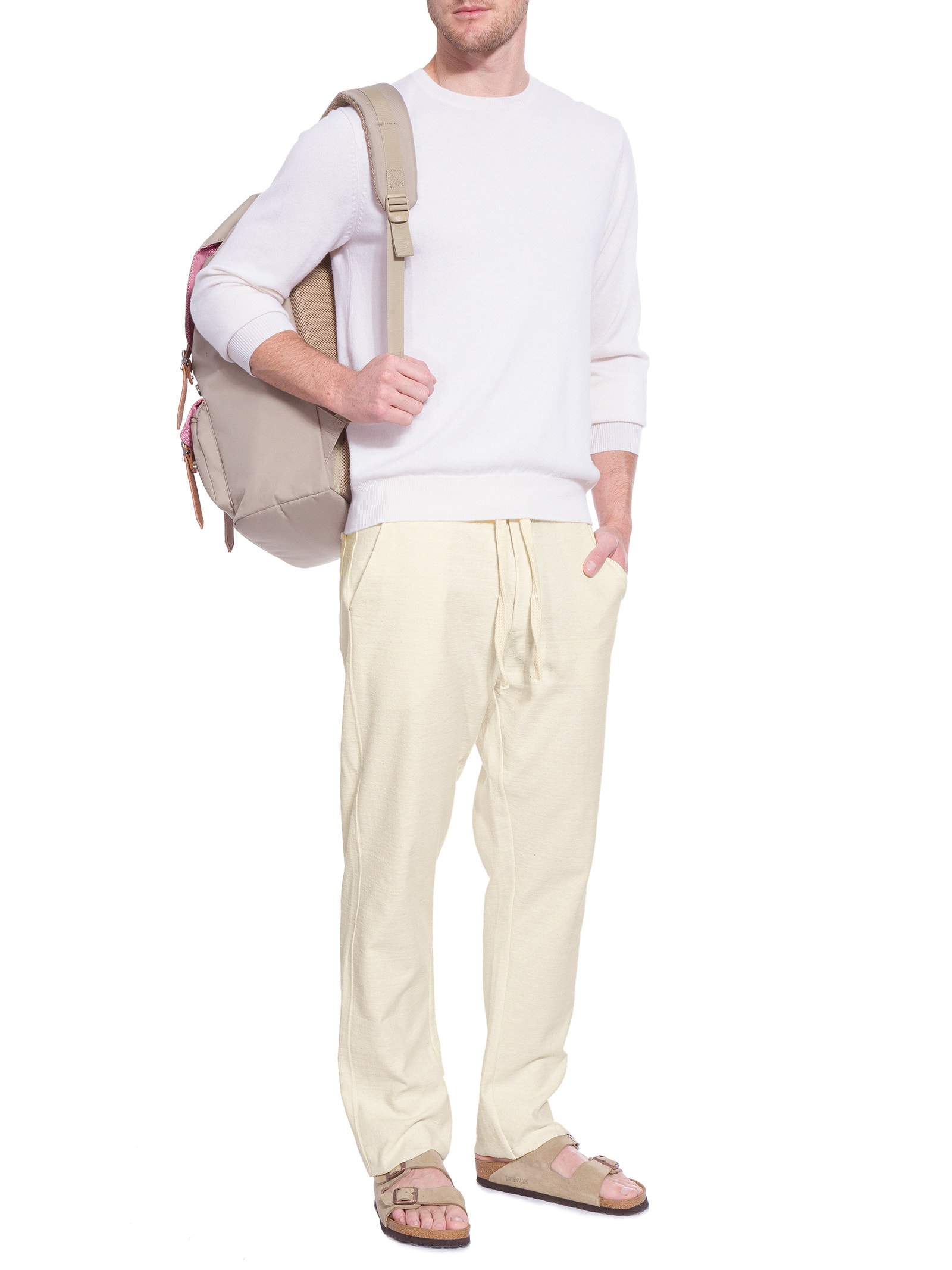 Calca Rustic E-basics Bege Osklen