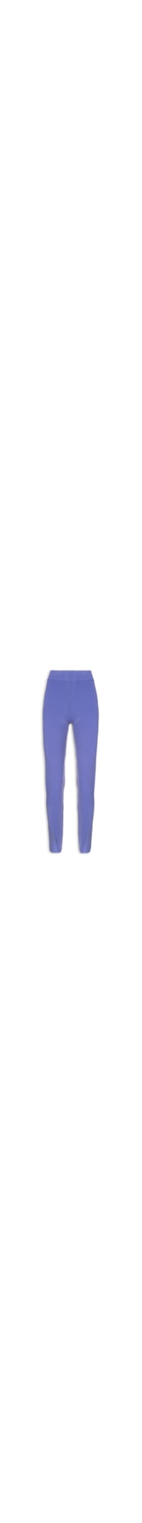 Calça Skinny Em Tricot Com Fenda Na Barra - Roxo