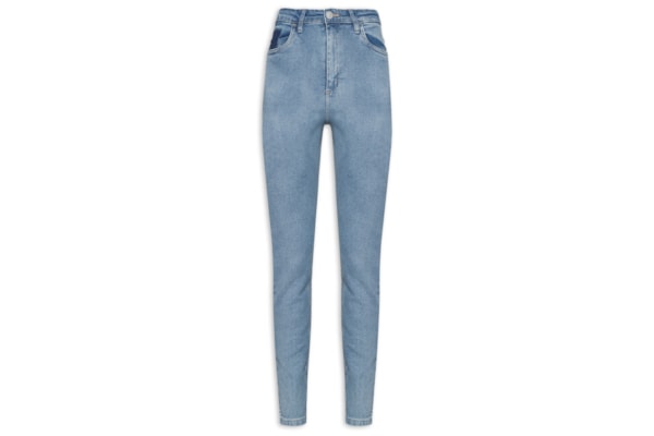Calça Skinny Feminina - Azul