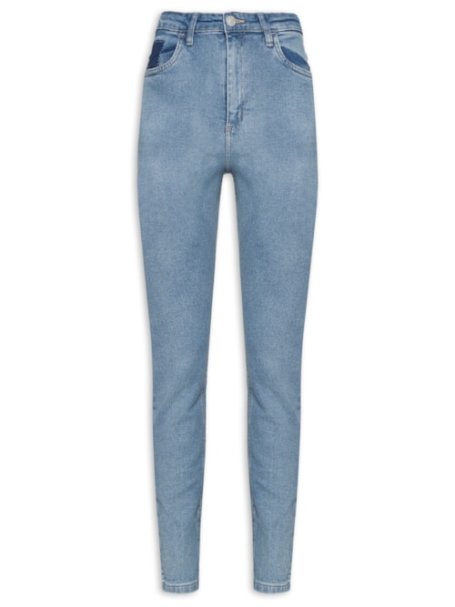 Calça Skinny Feminina – Azul