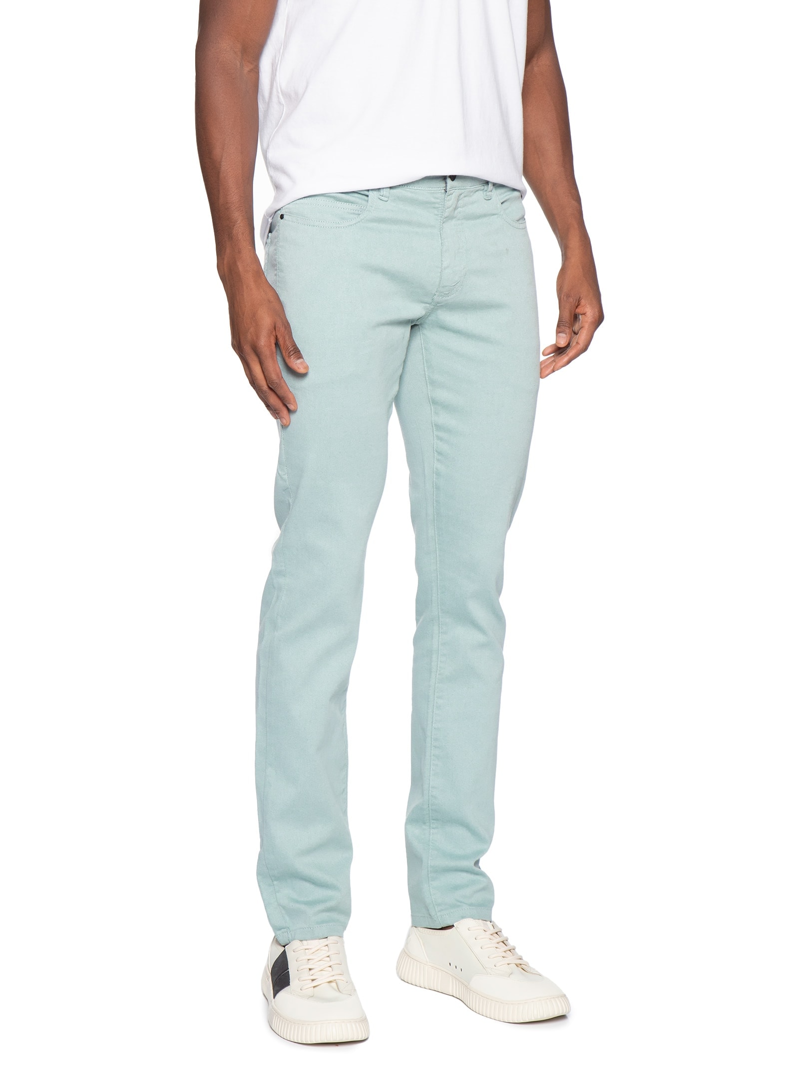 Calça Skinny Jeans Masculina Color Azul Reserva