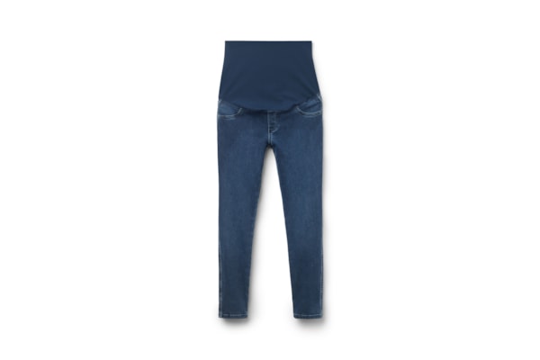 Calça Skinny Jeans Maternidade - Azul