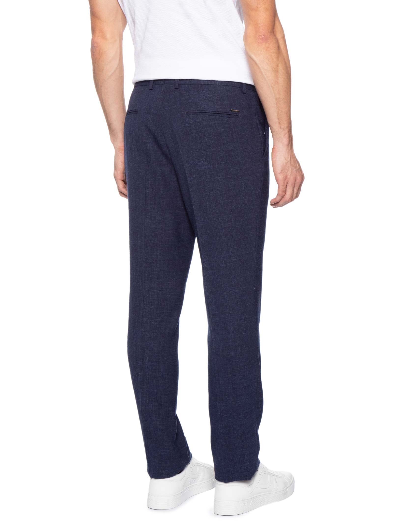Calça Social Masculina H-Genius Azul Boss