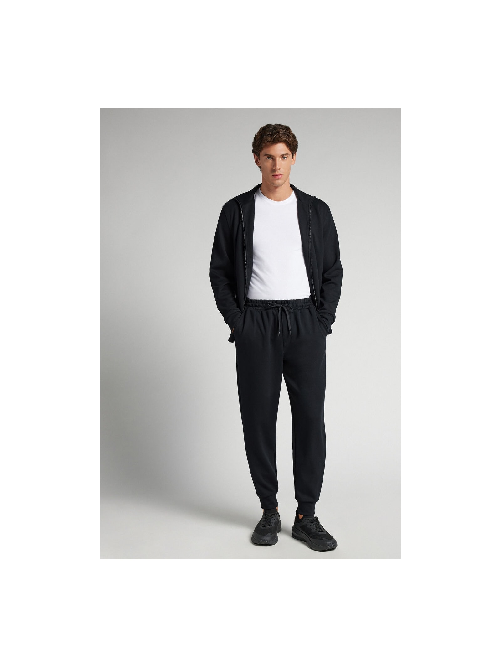 Calça Técnica Efeito Soft Touch Azul Intimissimi