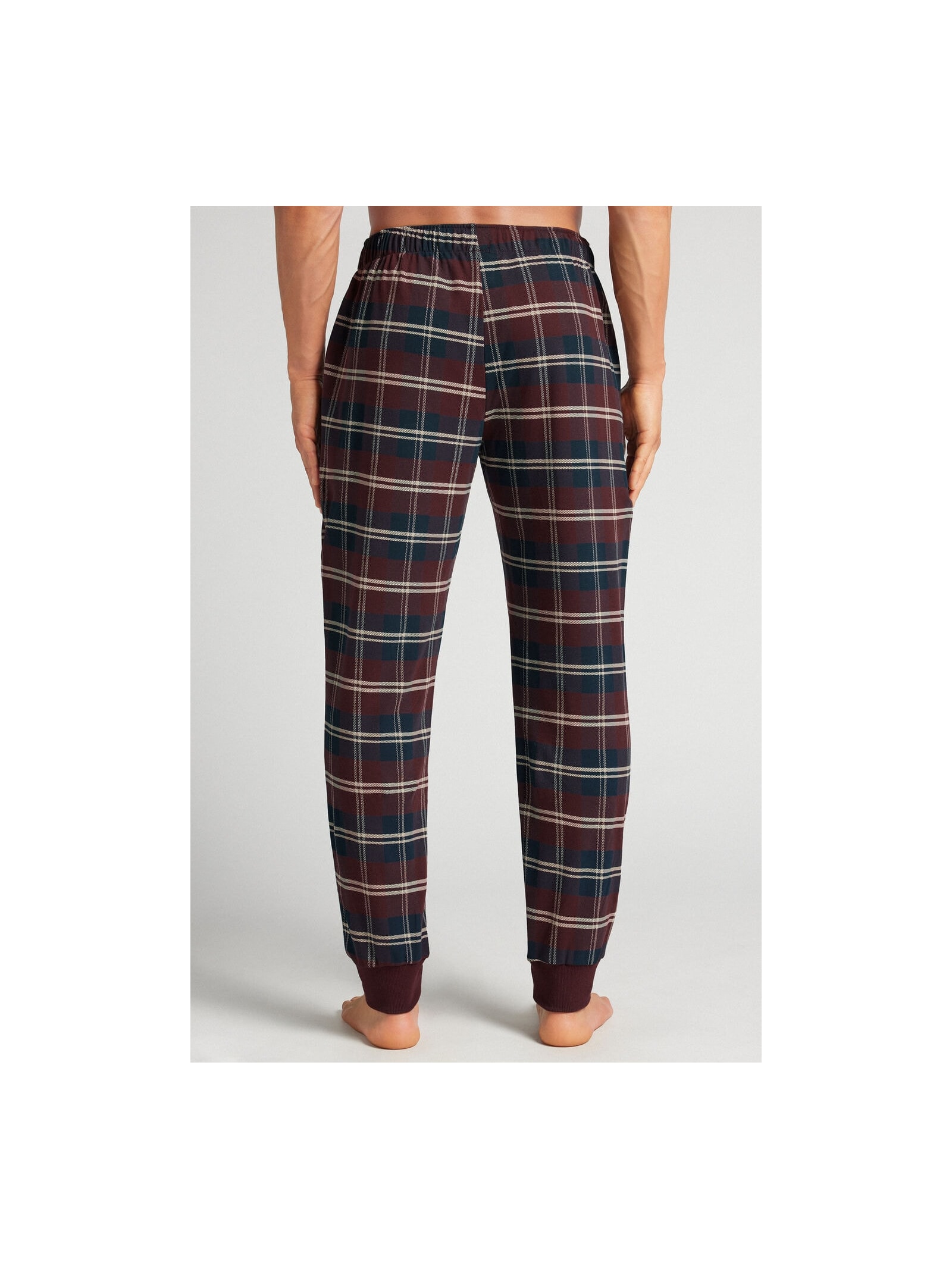 Calça Xadrez Em Algodão Soft Vermelho Intimissimi