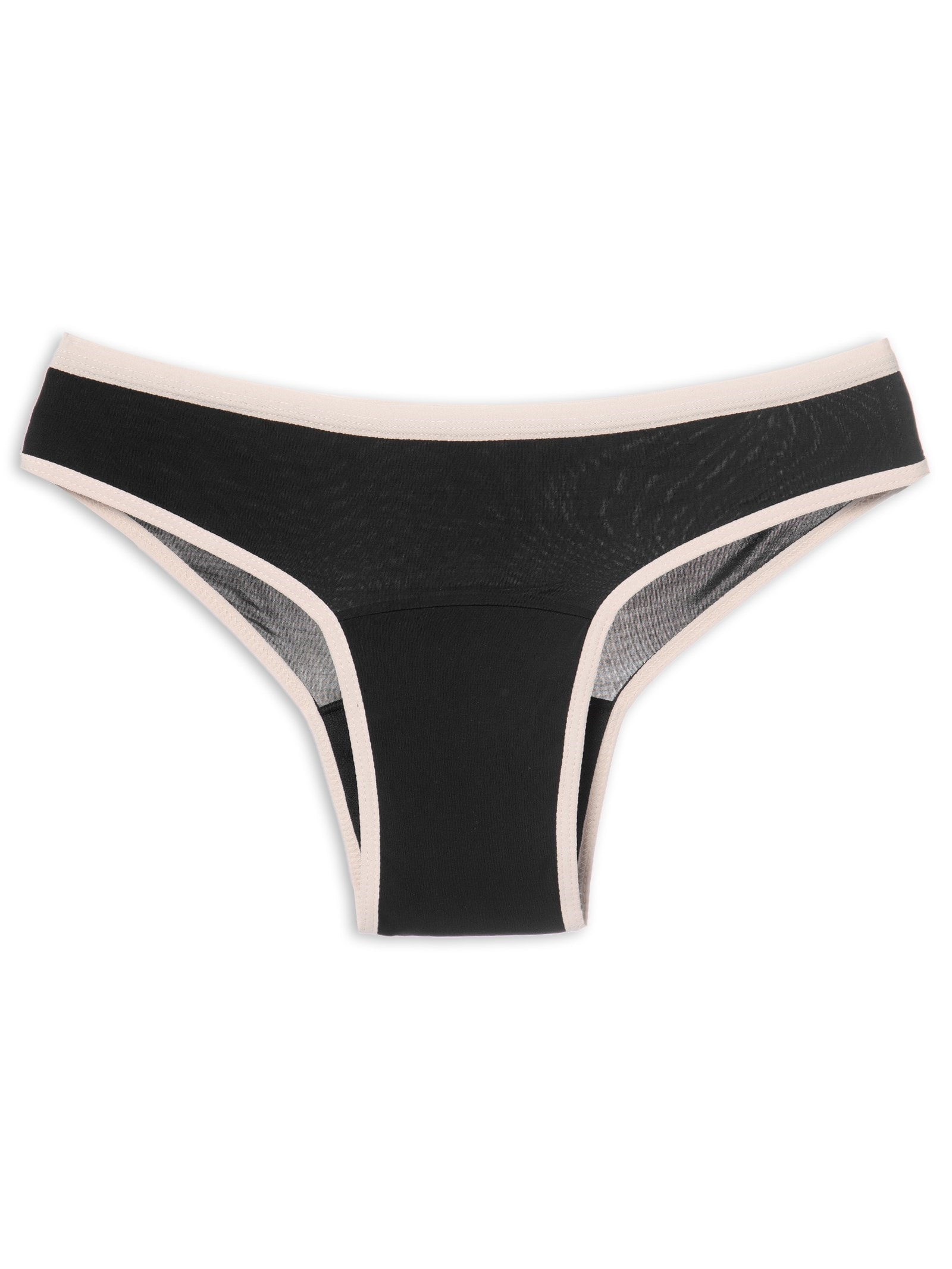 Calcinha Absorvente Comfy Fluxo Moderado Preto  Pantys