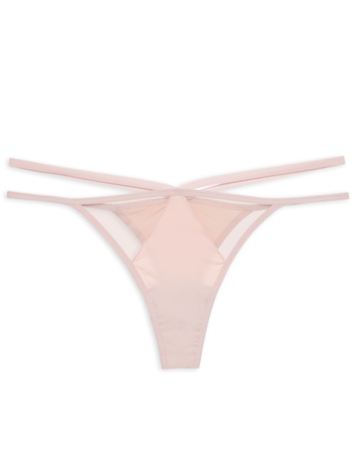 Calcinha Absorvente Fio Dental Fluxo Super Leve Feel - Rosa