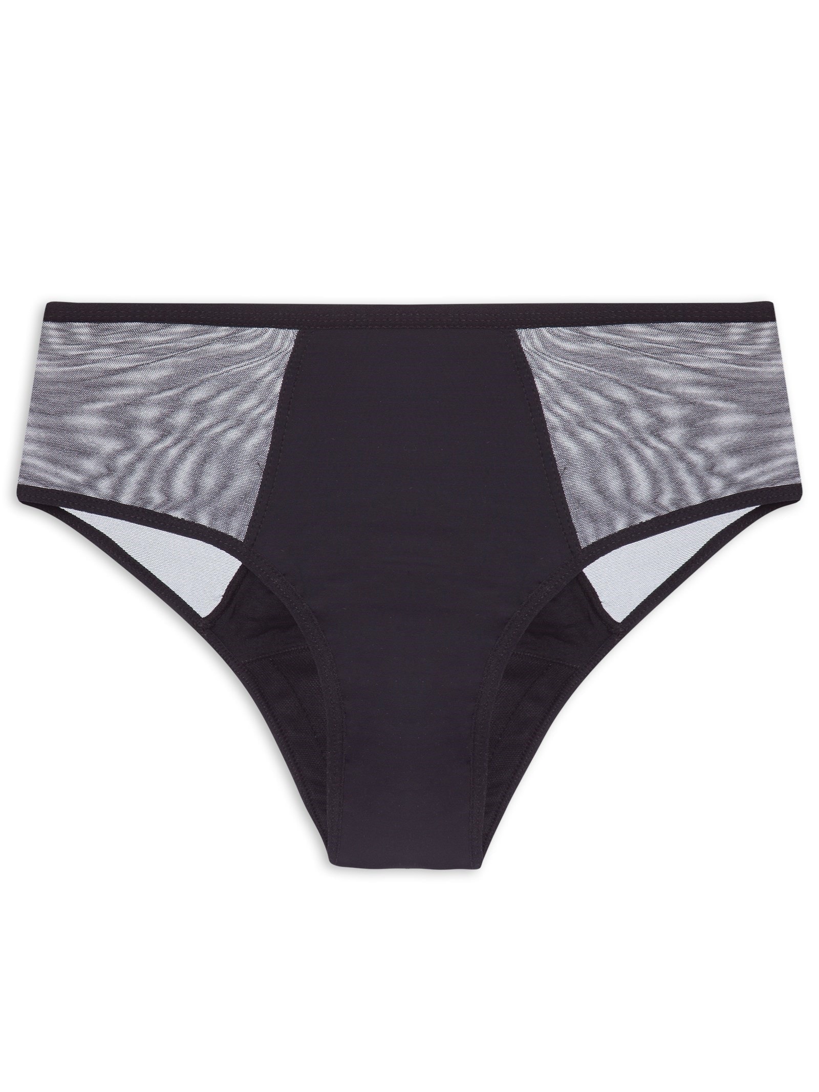 Calcinha Absorvente Hotpant Fluxo Intenso Preto  Pantys