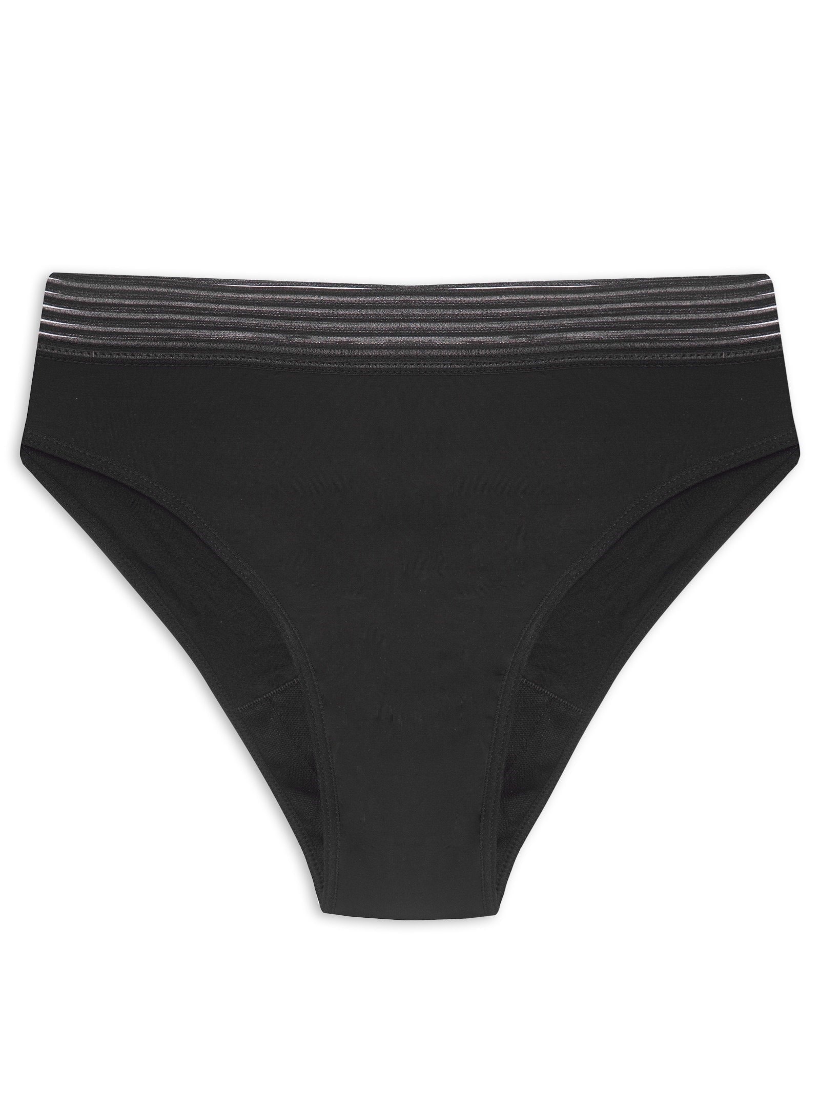 Calcinha Absorvente Slim Fluxo Intenso Preto  Pantys
