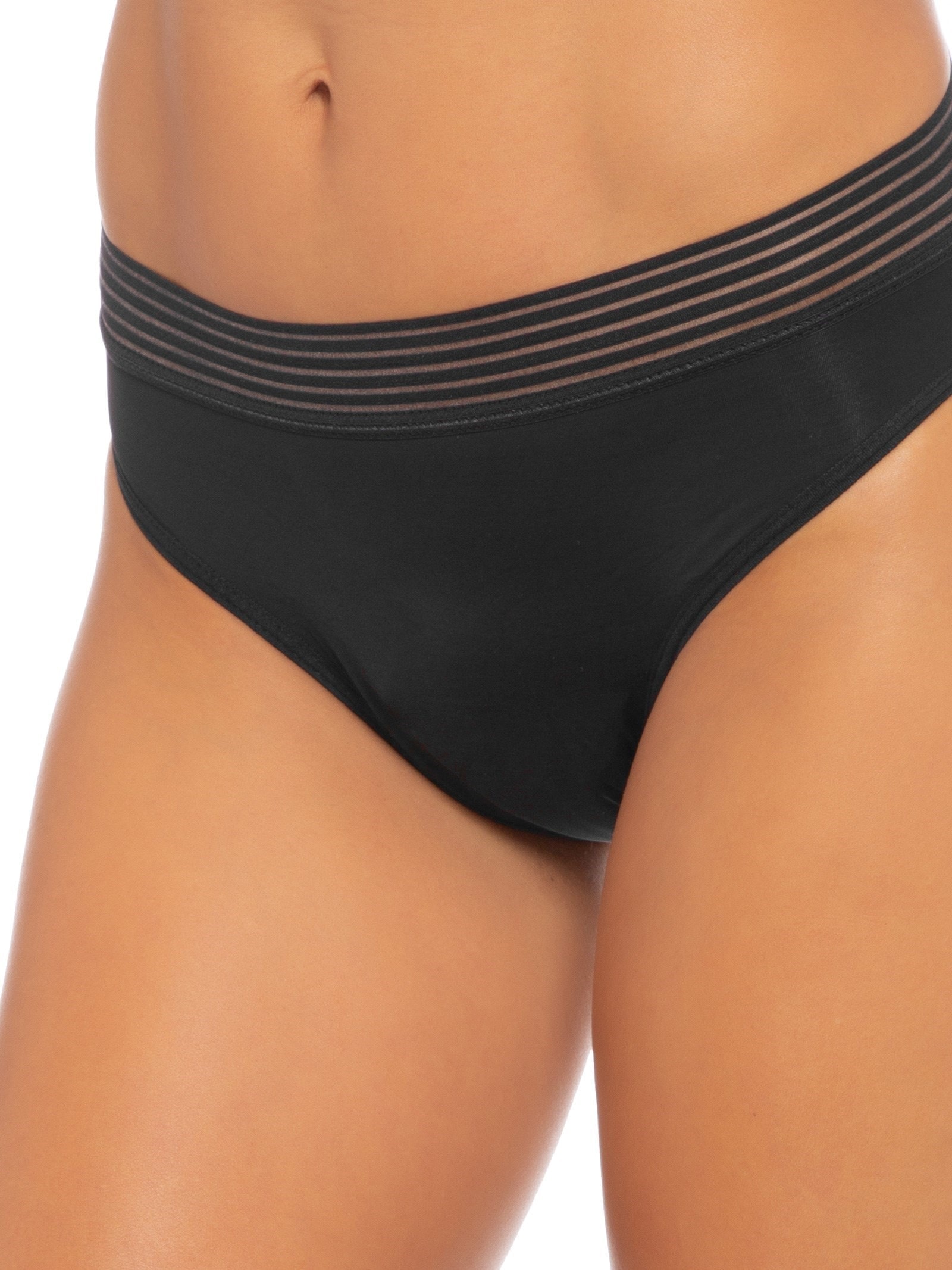 Calcinha Absorvente Slim Fluxo Intenso Preto  Pantys