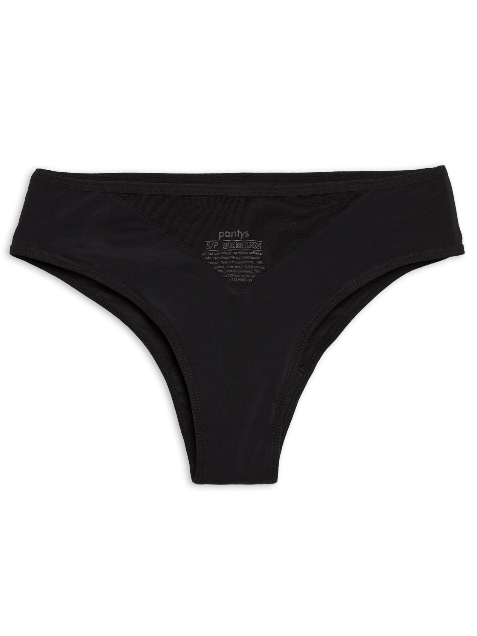 Calcinha Absorvente Trainer Fluxo Intenso Preto  Pantys