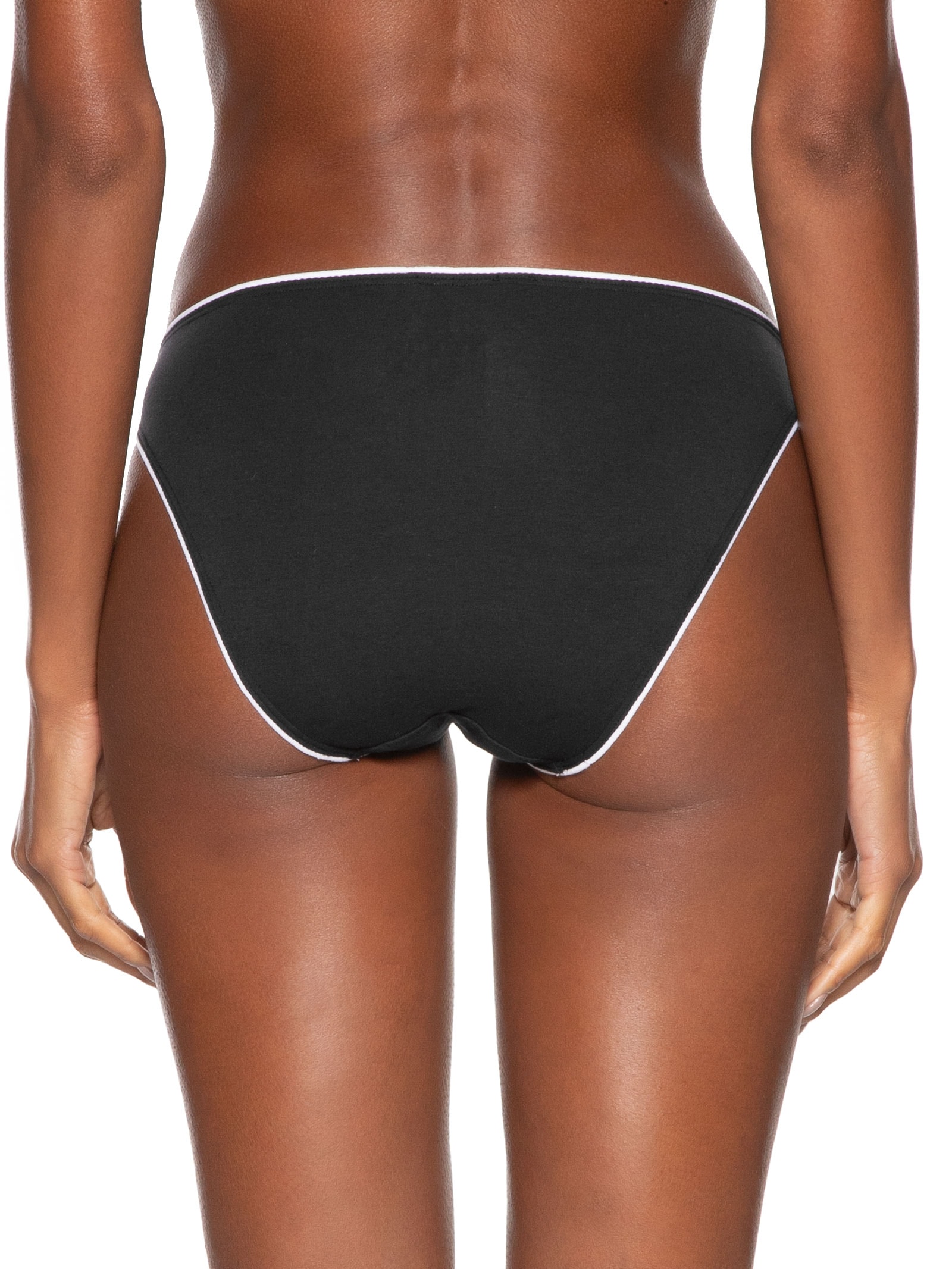 Calcinha Adicolor Comfort Flex Cotton Bikini Brief Preto Adidas Originals Underwear