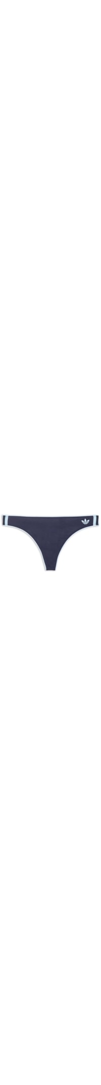 Calcinha Adicolor Comfort Flex Cotton Thong - Azul