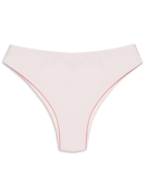 Calcinha Alta Cavada Poliamida – Rosa