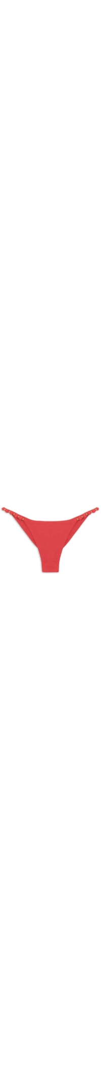 Calcinha Beads Cheeky - Vermelho