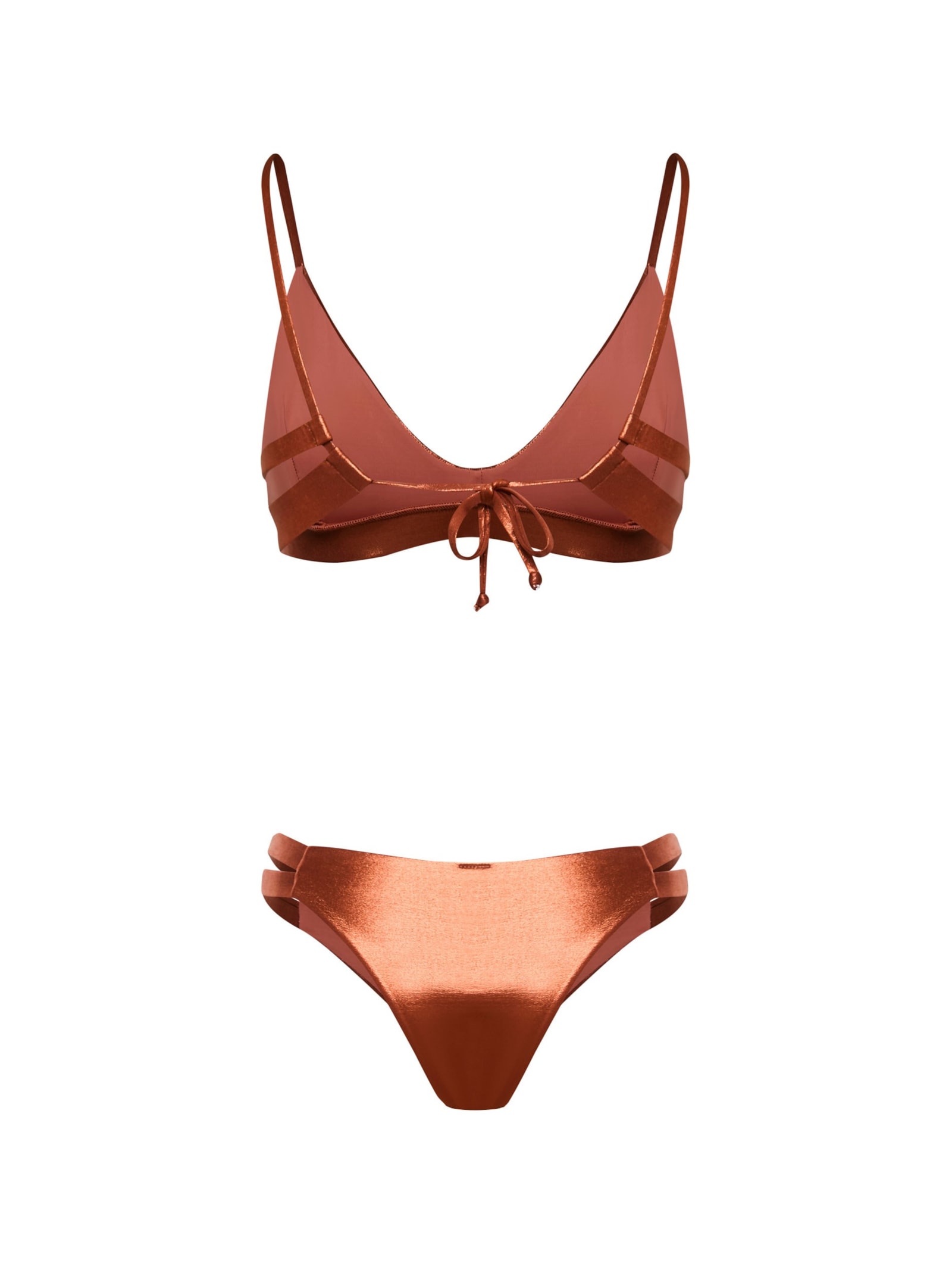 calcinha biquíni Aqua Marissa Marrom Suntime