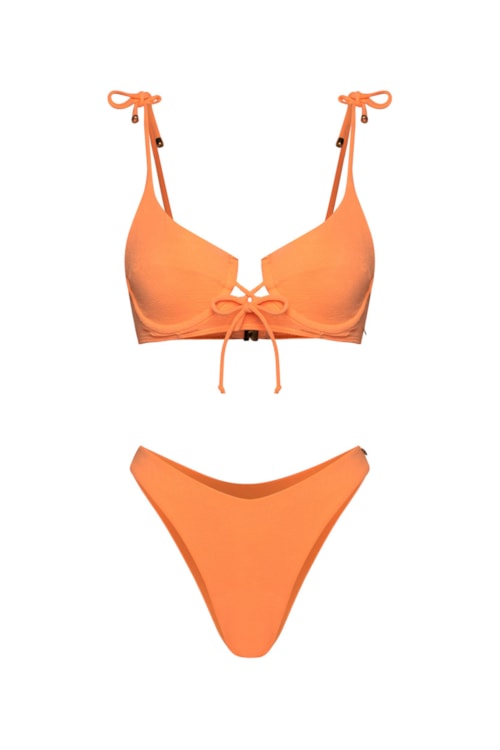 calcinha biquíni Aquamarine - Laranja