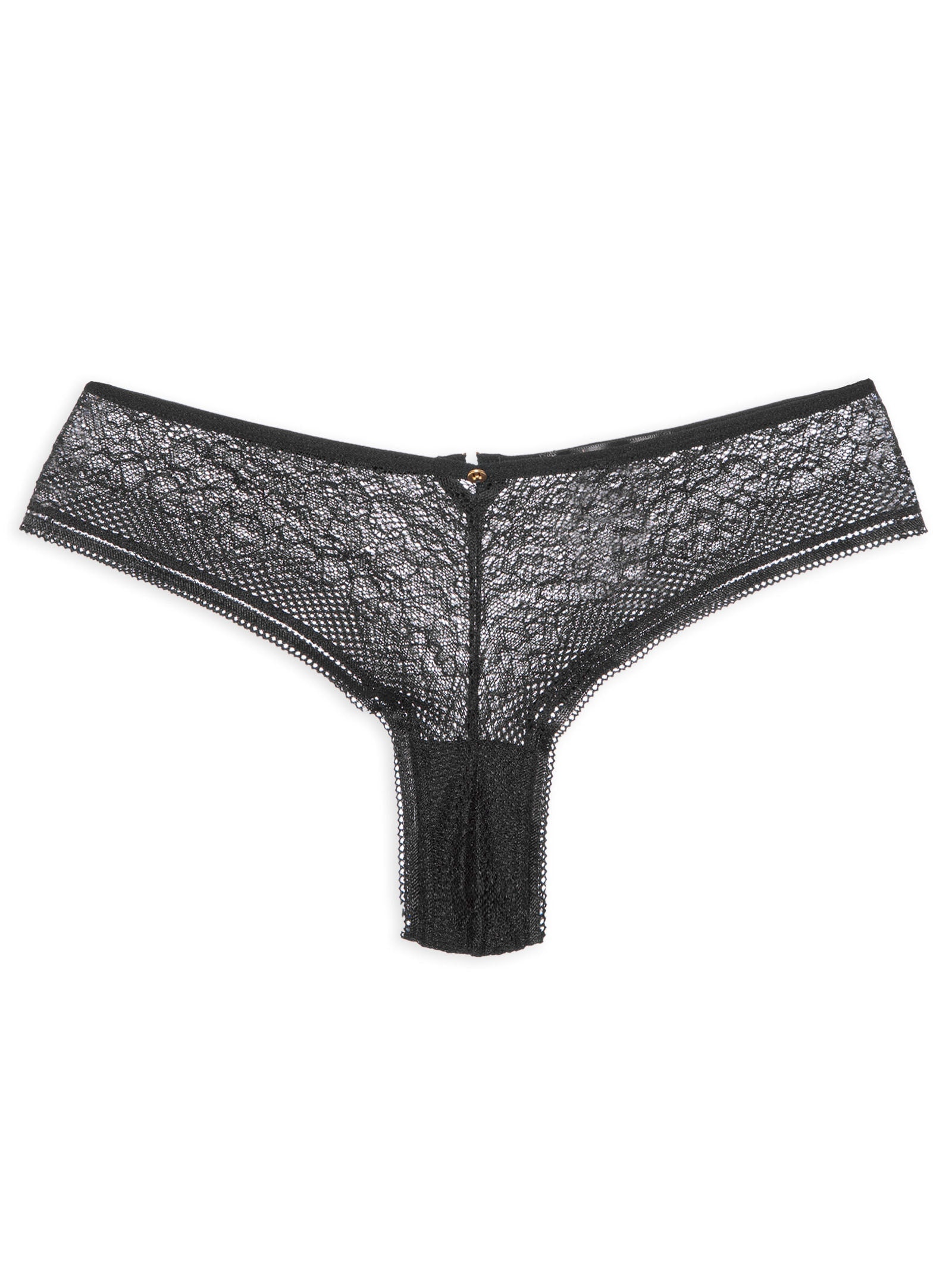 Calcinha Biquíni Asa Delta Em Renda Preto Hope