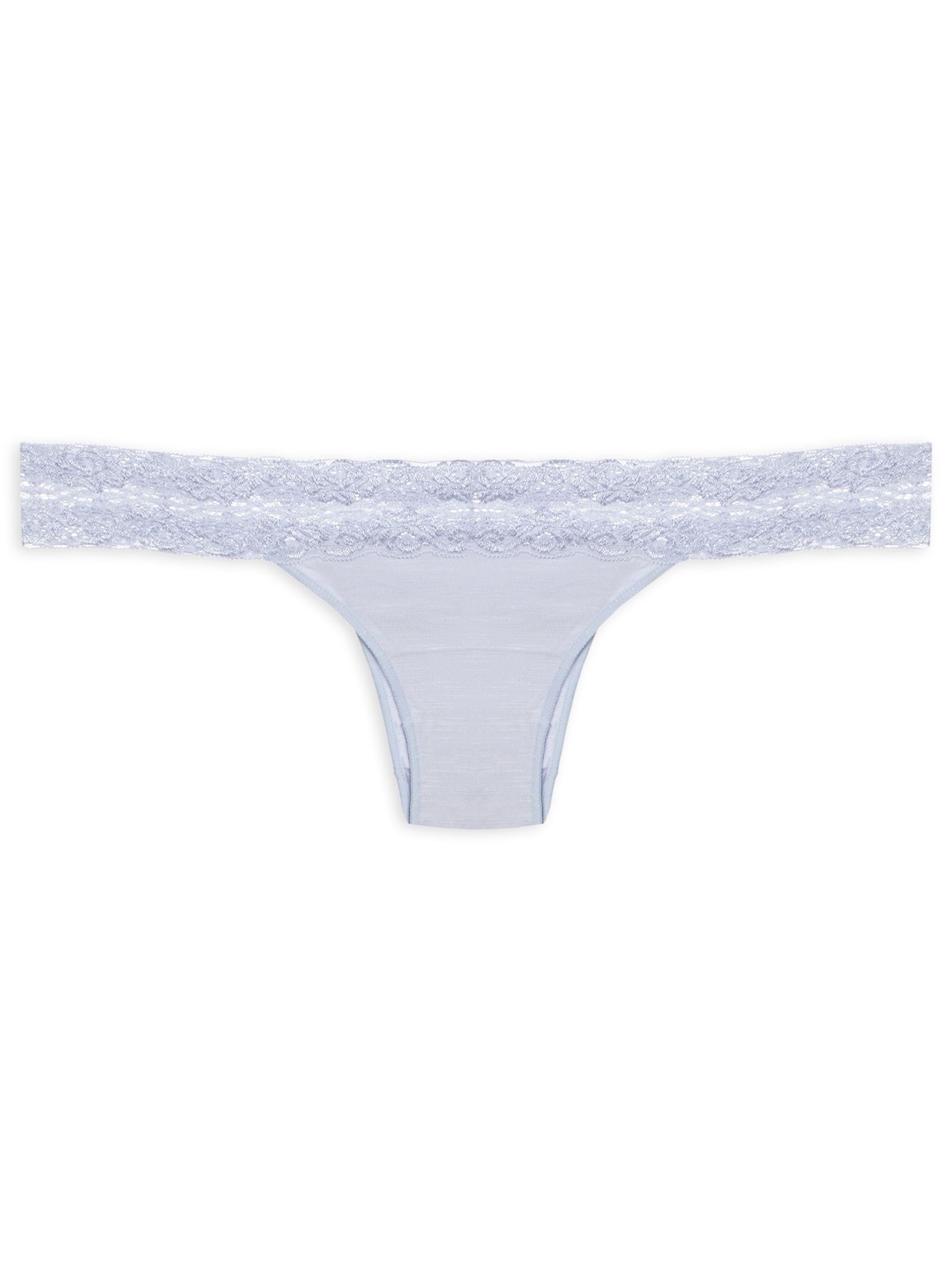 Calcinha Biquíni Em Modal E Detalhe Em Renda Lilás Hope