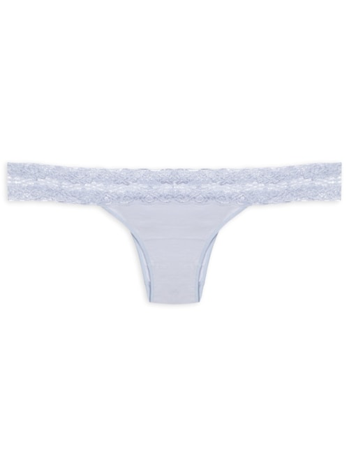 Calcinha Biquíni Em Modal E Detalhe Em Renda – Lilás