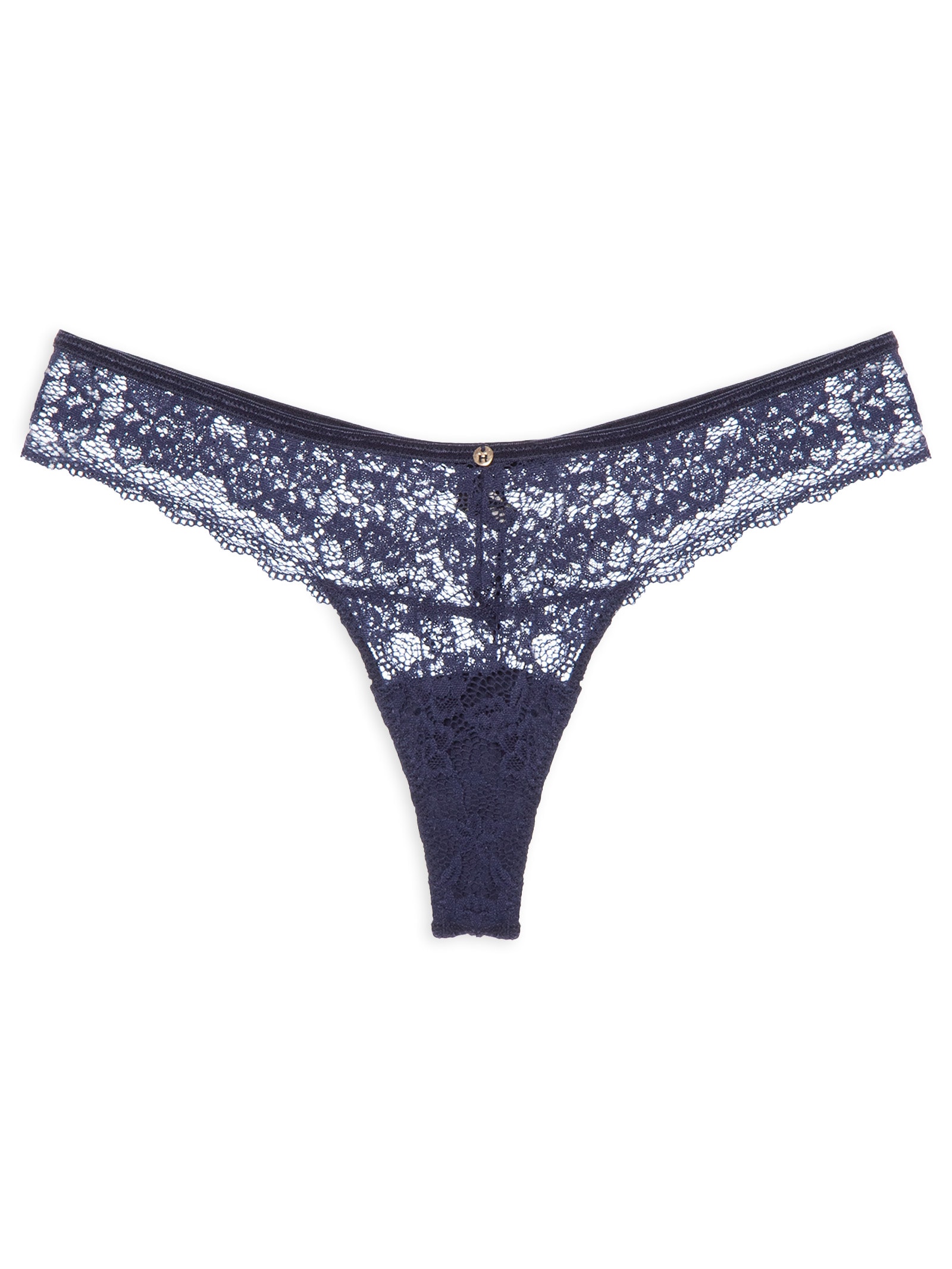 Calcinha Biquíni Em Renda Azul Hope