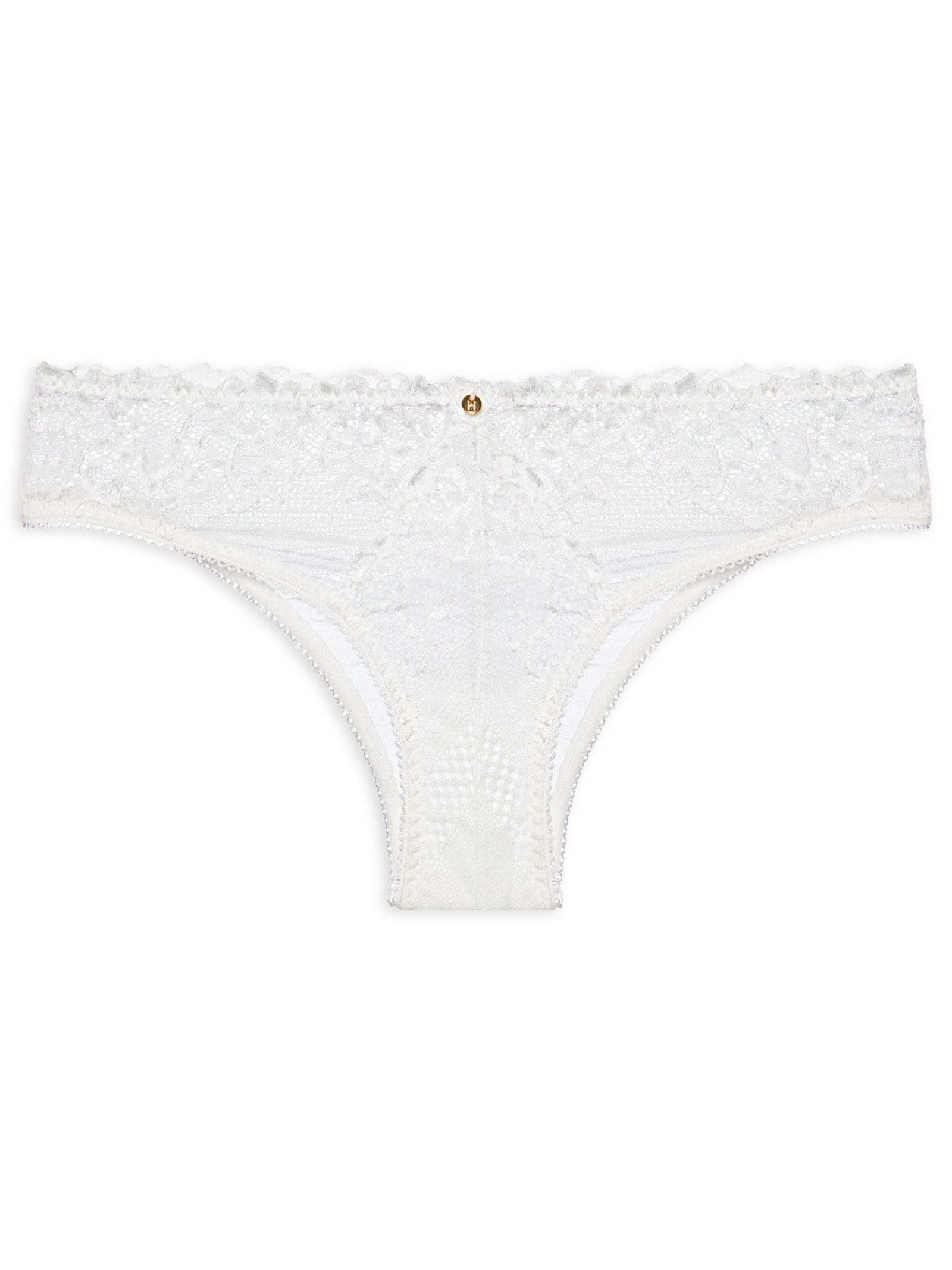 Calcinha Biquini Em Renda Branco Hope