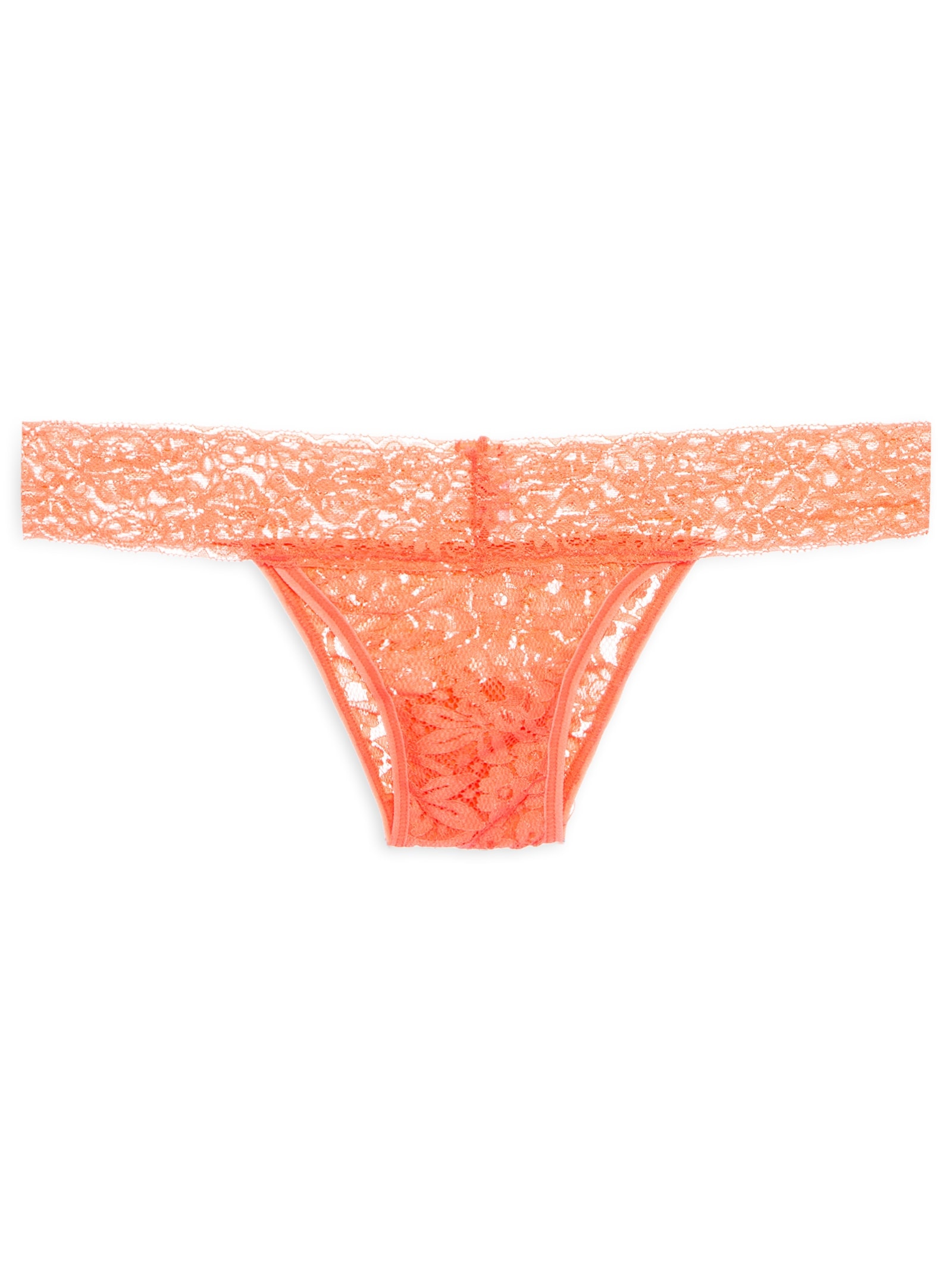 Calcinha Biquíni Em Renda Laranja Hope