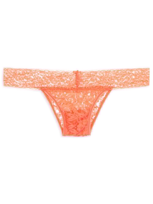 Calcinha Biquíni Em Renda – Laranja