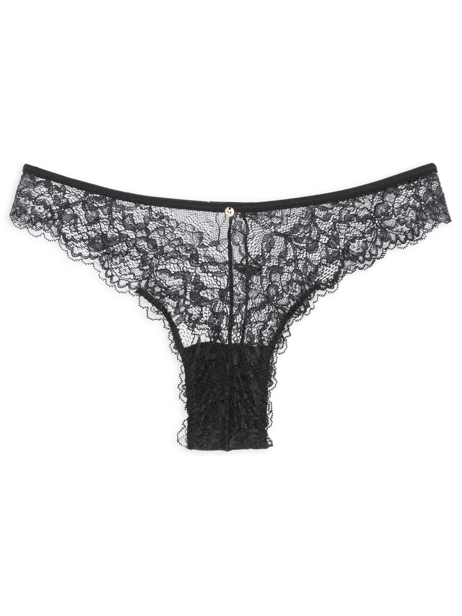 Calcinha Biquíni Em Renda Preto Hope