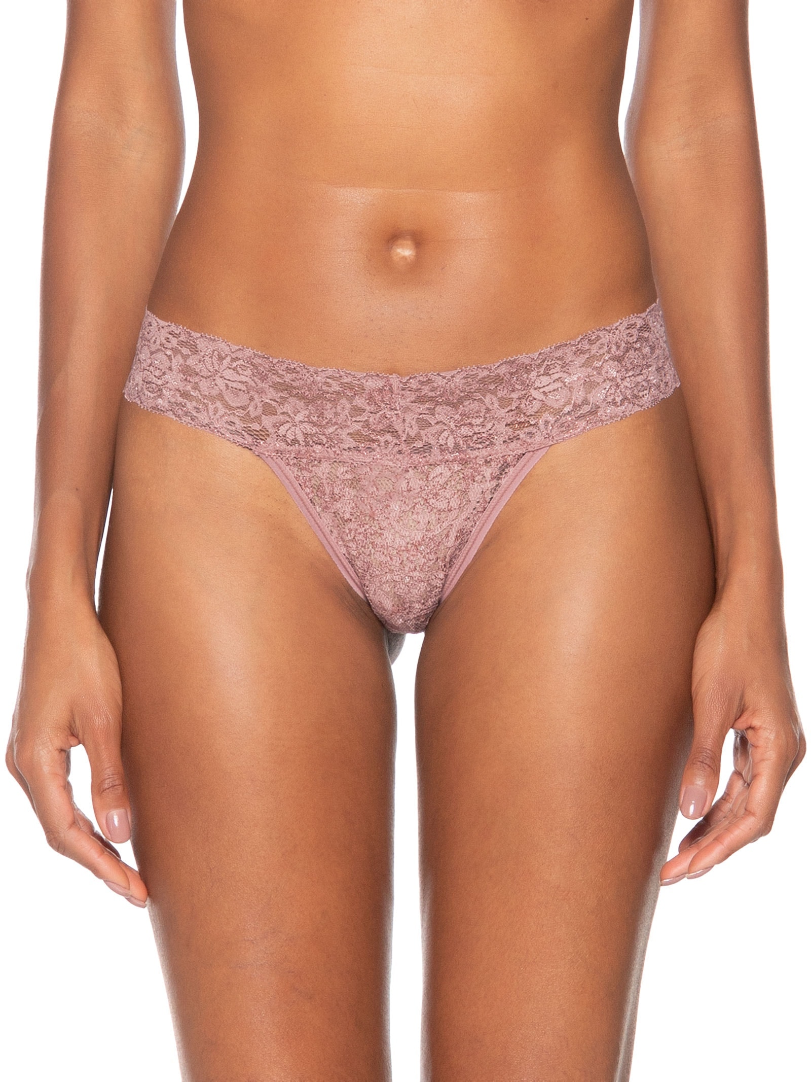 Calcinha Biquíni Em Renda Rosa Hope