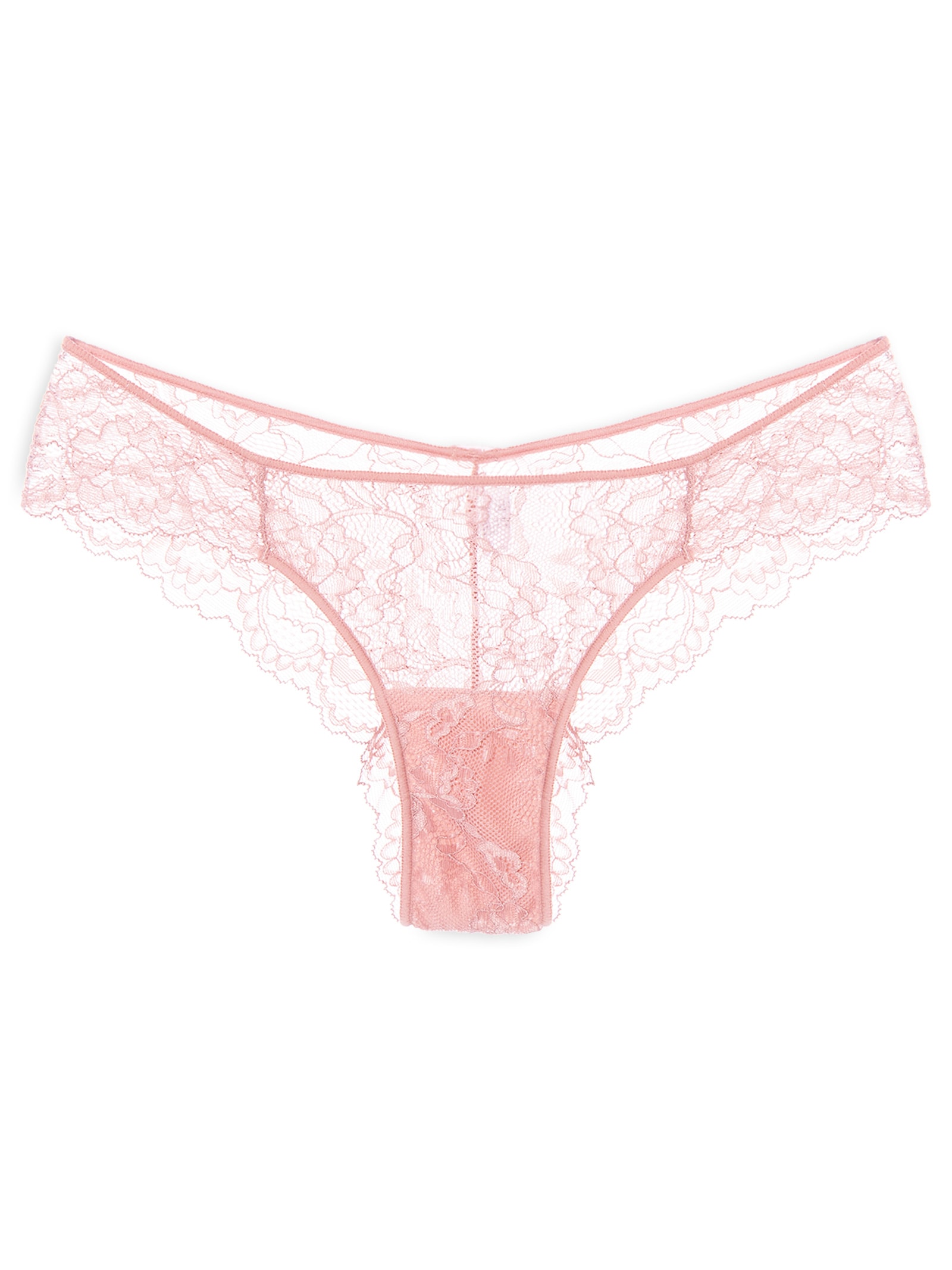 Calcinha Biquíni Em Renda Rosa Hope