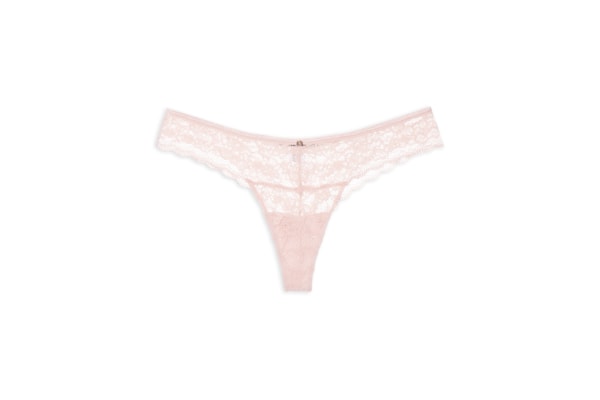 Calcinha Biquíni Em Renda - Rosa