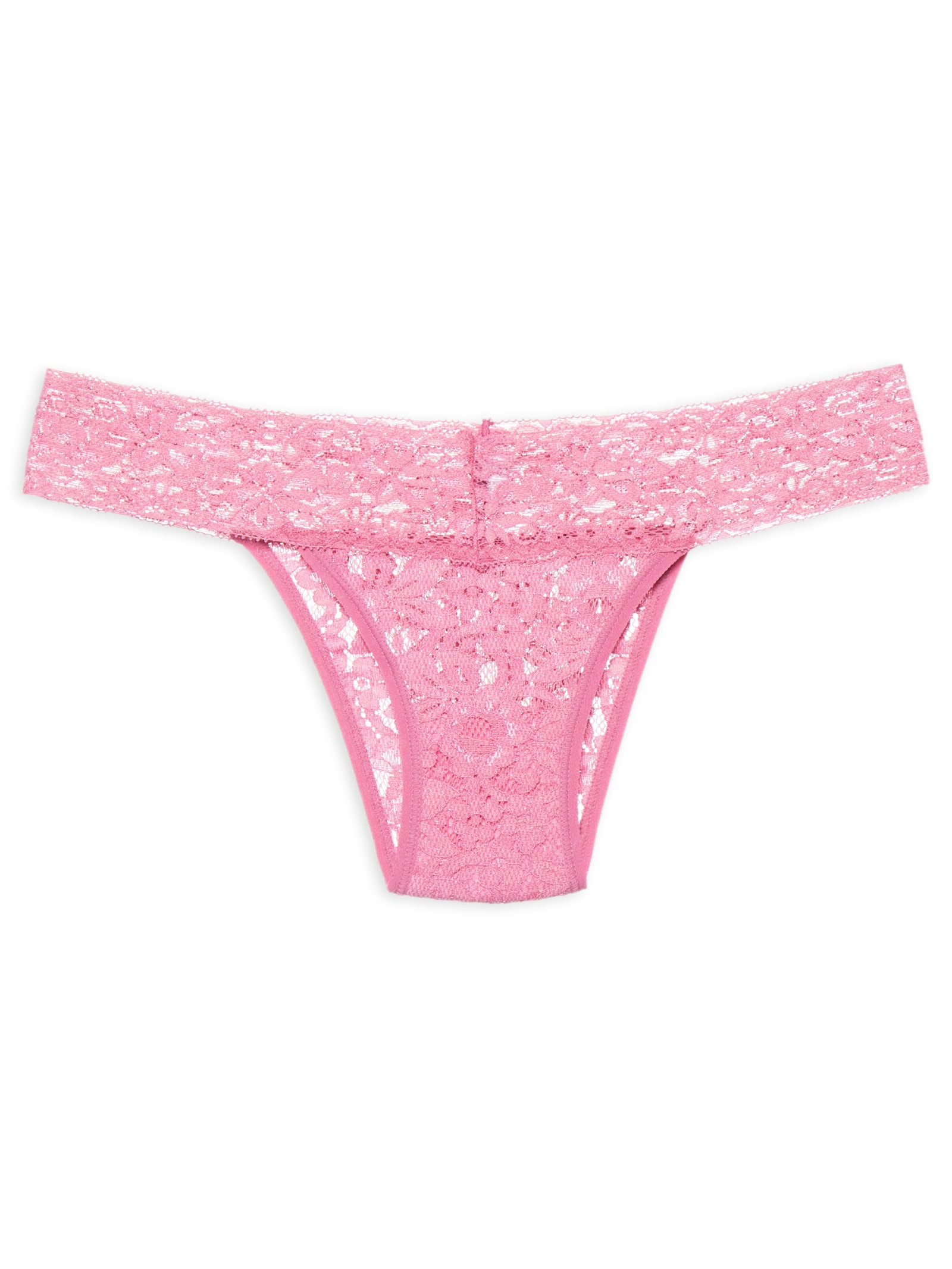 Calcinha Biquíni Em Renda Rosa Hope