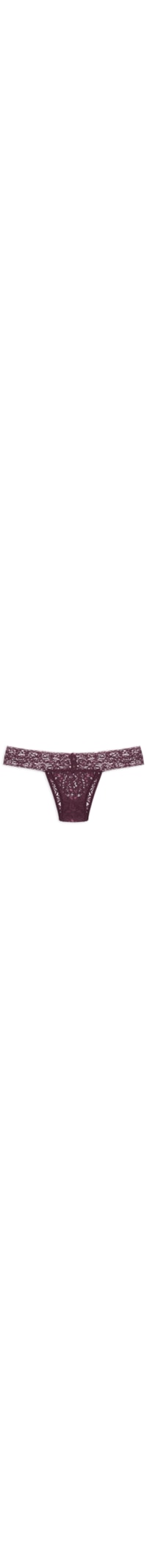Calcinha Biquíni Em Renda - Vermelho