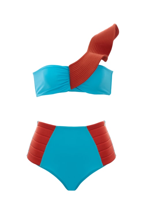 calcinha biquíni Falésias Paula Azul Céu