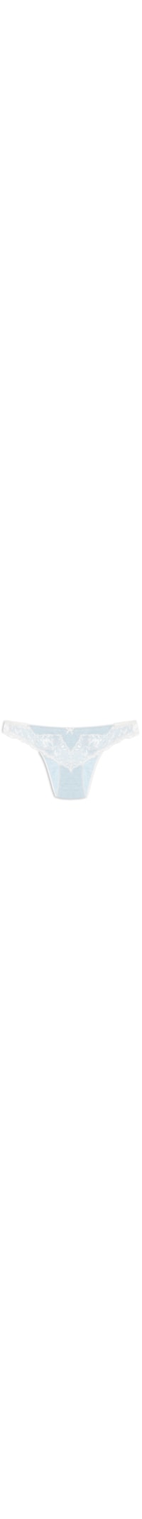 Calcinha Biquíni Flower Cotton - Azul