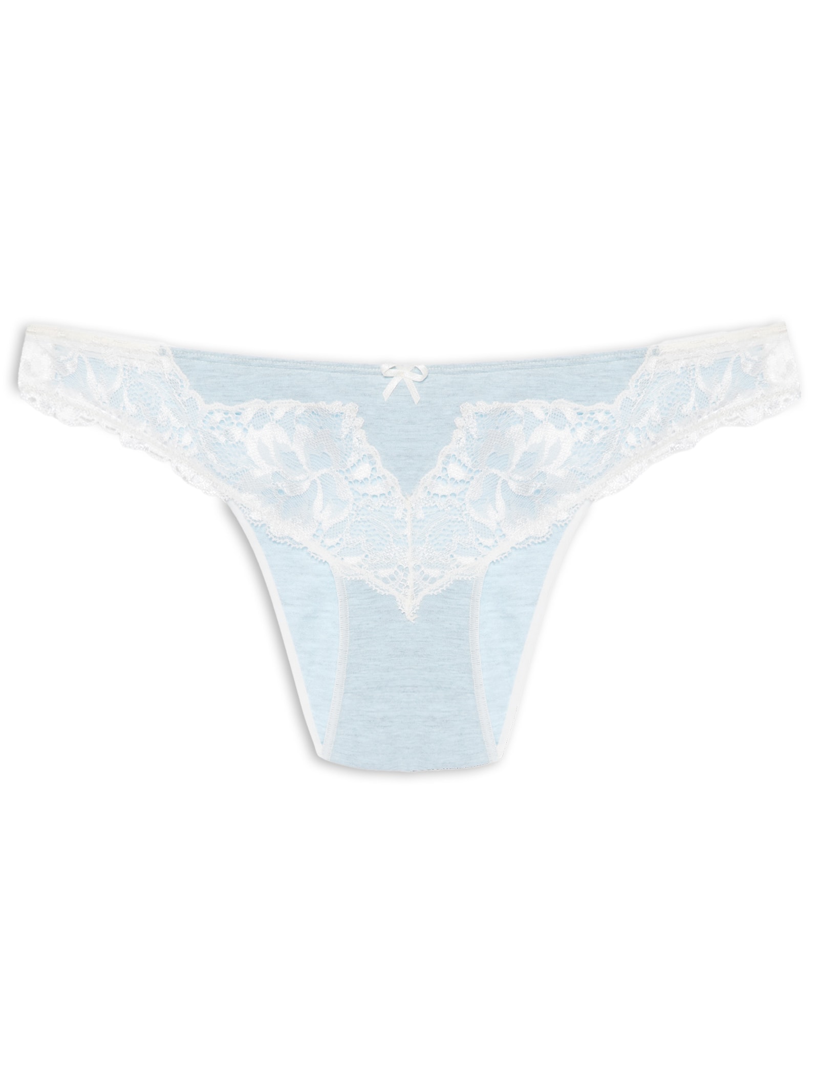 Calcinha Biquíni Flower Cotton Azul Jogê