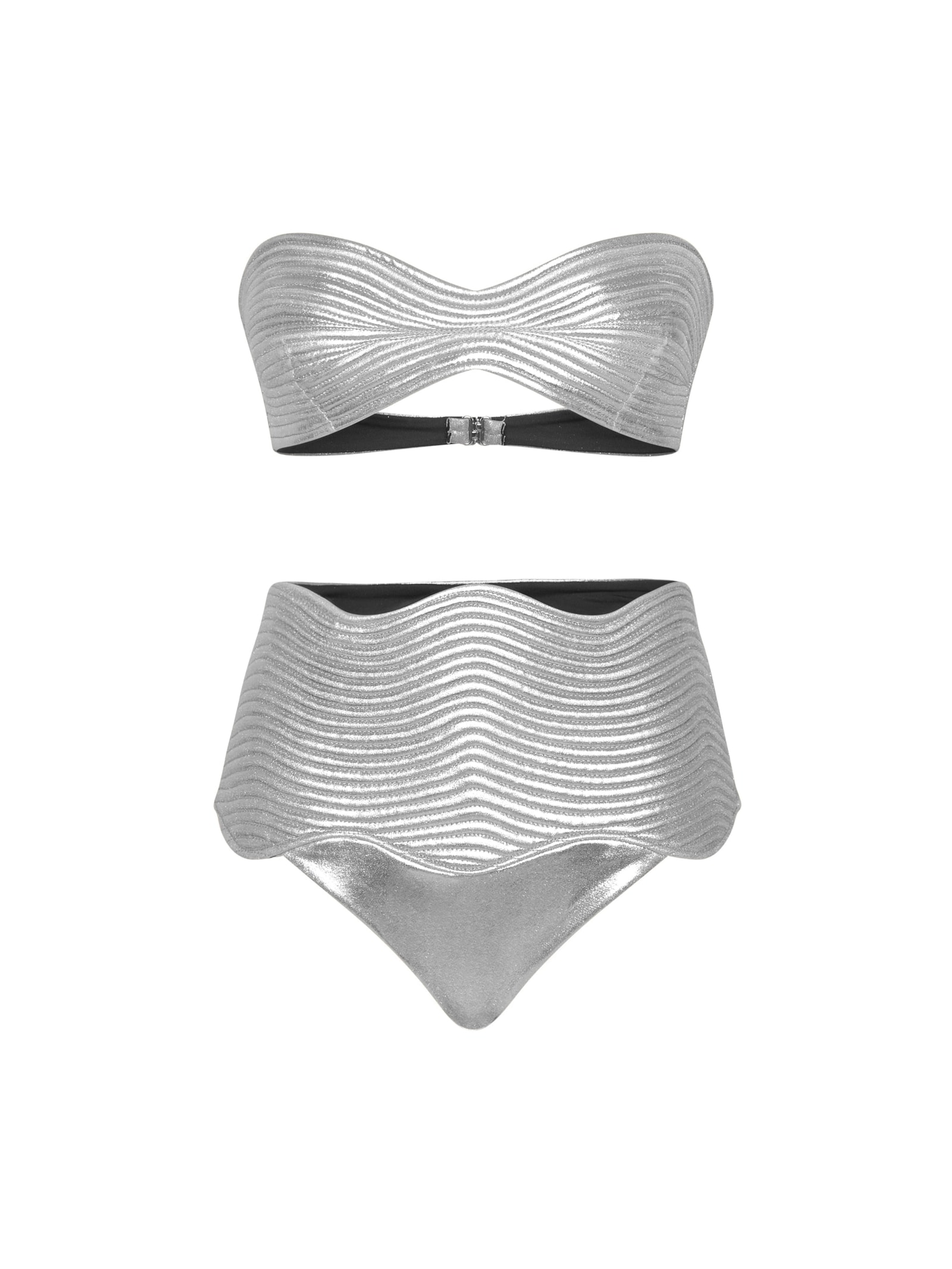 calcinha biquíni Hot Pant Stella Prata Suntime