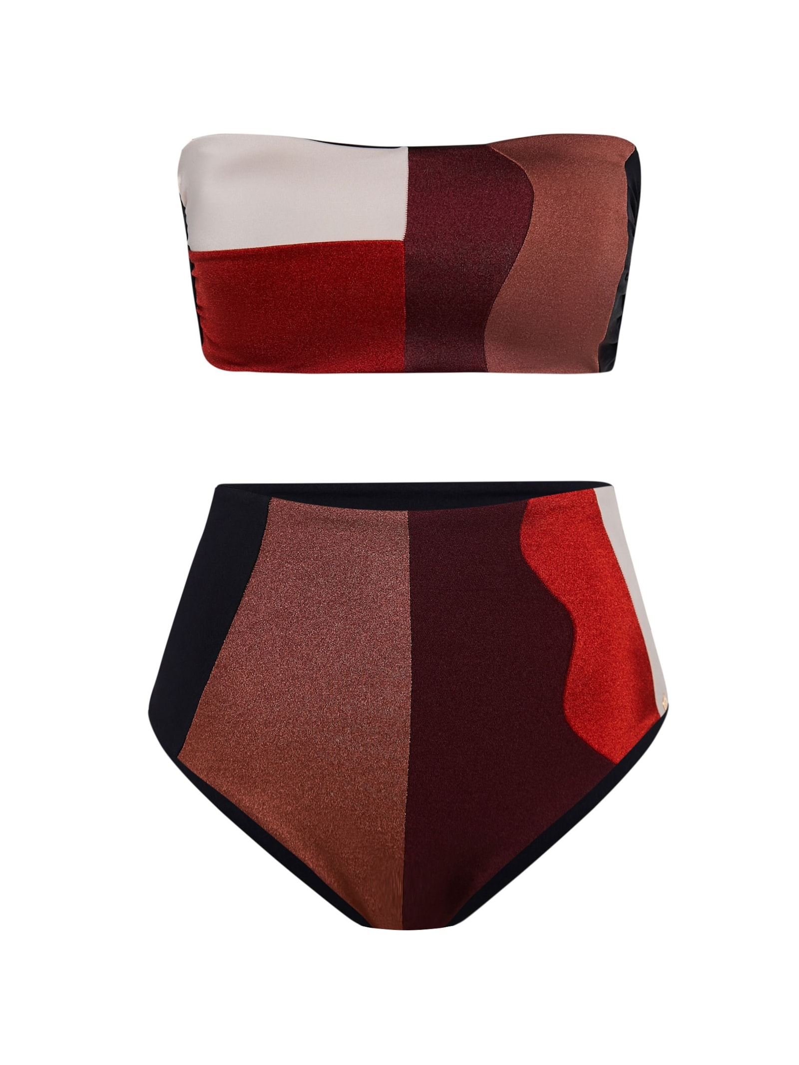 calcinha biquíni Hot Pant Waves Preto Suntime