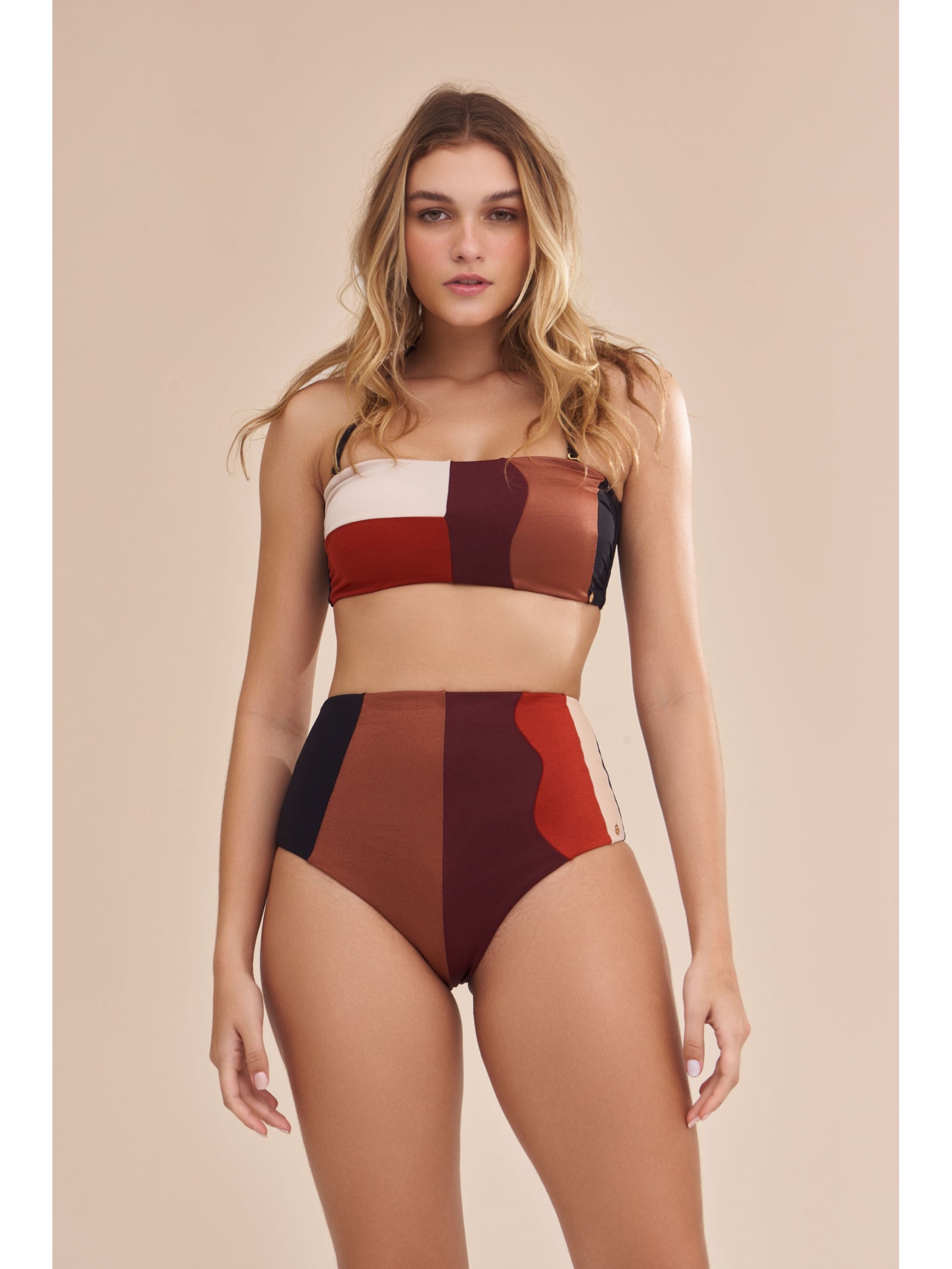 calcinha biquíni Hot Pant Waves Preto Suntime
